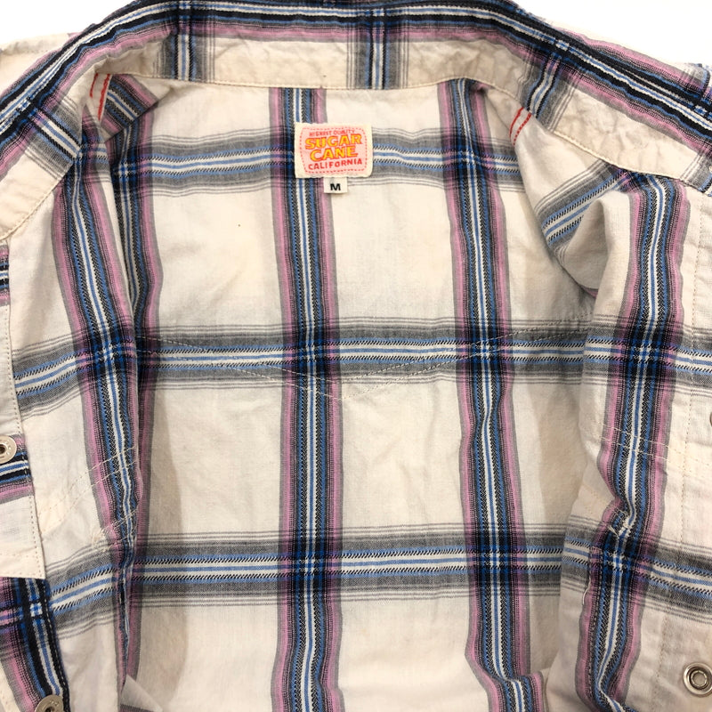 【中古品】【メンズ】 SUGAR CANE シュガーケーン CHECK WESTERN S/S SHIRT SC33413 チェック ウエスタン 半袖シャツ カジュアルシャツ トップス 145-260727-hn-09-fur サイズ：M カラー：マルチカラー 万代Net店