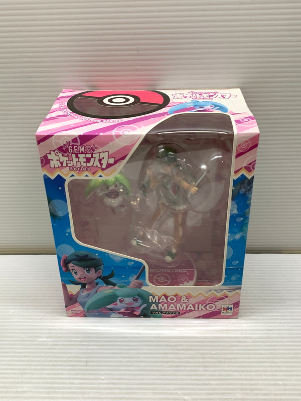 【中古品】 G.E.M.シリーズ ポケットモンスター マオ＆アママイコ フィギュア メガハウス 箱あり 052-260907-YT-08-min 万代Net店