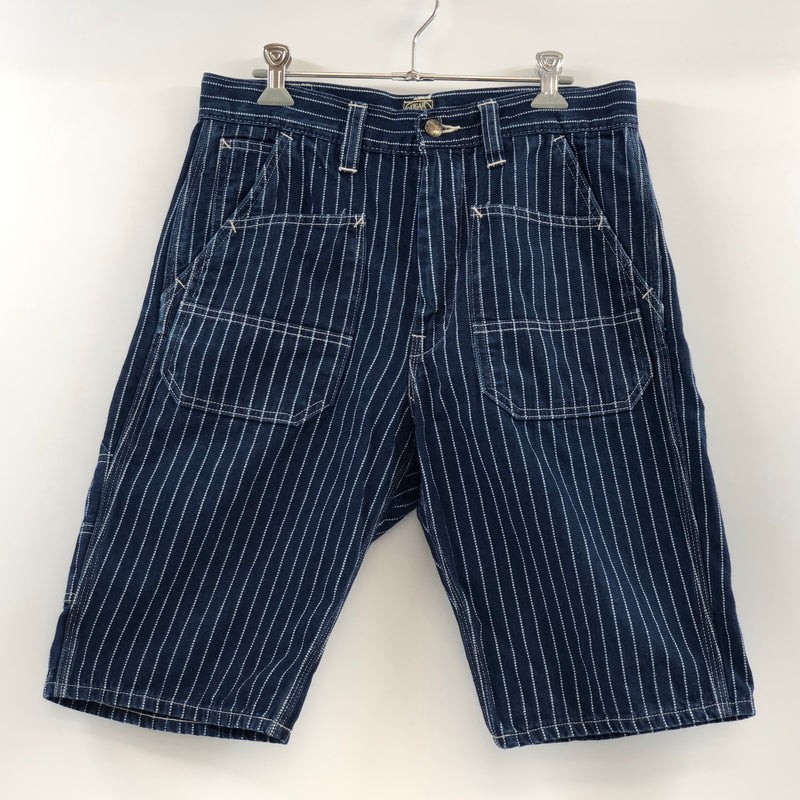 【中古品】【メンズ】 SUGAR CANE シュガーケーン WABASH STRIPE 8POCKETS SHORTS LOT445 SC51445 ウォバッシュストライプ 8ポケットショーツ ショートパンツ ボトムス 156-260727-hn-10-fur サイズ：30 カラー：インディゴ 万代Net店