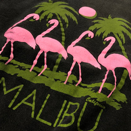 【中古品】【メンズ】 USED PINK FLAMINGO SWEAT SHIRT ピンクフラミンゴ スウェット シャツ 長袖 トップス 145-240320-at-8-tei サイズ：F カラー：ブラック 万代Net店