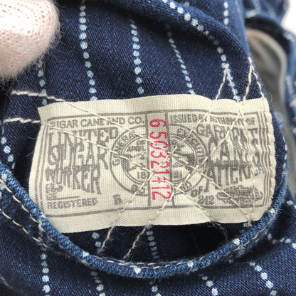 【中古品】【メンズ】 SUGAR CANE シュガーケーン WABASH STRIPE 8POCKETS SHORTS LOT445 SC51445 ウォバッシュストライプ 8ポケットショーツ ショートパンツ ボトムス 156-260727-hn-10-fur サイズ：30 カラー：インディゴ 万代Net店