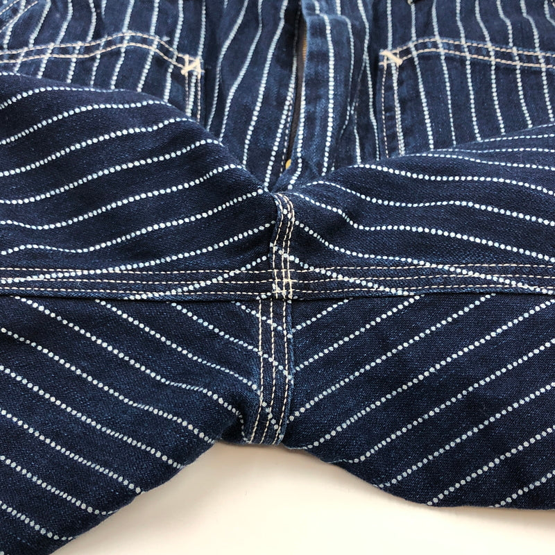 【中古品】【メンズ】 SUGAR CANE シュガーケーン WABASH STRIPE 8POCKETS SHORTS LOT445 SC51445 ウォバッシュストライプ 8ポケットショーツ ショートパンツ ボトムス 156-260727-hn-10-fur サイズ：30 カラー：インディゴ 万代Net店