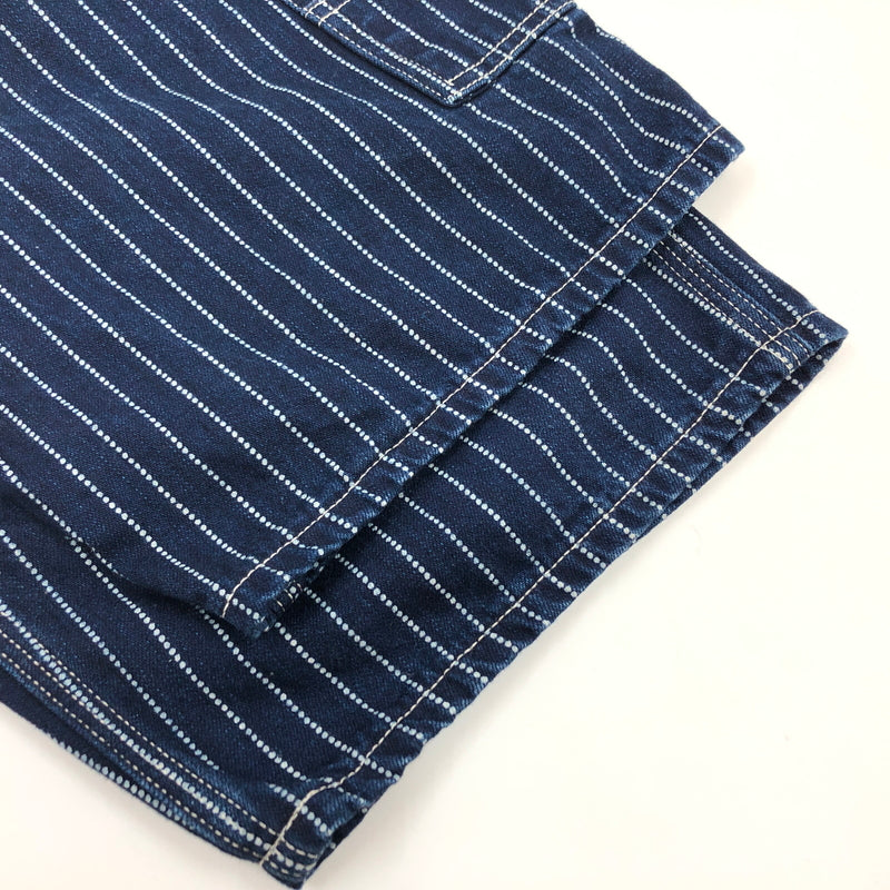 【中古品】【メンズ】 SUGAR CANE シュガーケーン WABASH STRIPE 8POCKETS SHORTS LOT445 SC51445 ウォバッシュストライプ 8ポケットショーツ ショートパンツ ボトムス 156-260727-hn-10-fur サイズ：30 カラー：インディゴ 万代Net店