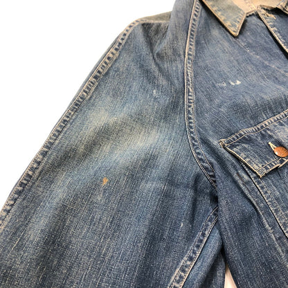 【中古品】【メンズ】  PAYDAY 40`S DENIM COVERALL ペイデイ 40年代 ヴィンテージ デニム カバーオール 4つボタン ツープロングボタン 145-240704-si-1-tei サイズ：不明 カラー：インディゴ 万代Net店