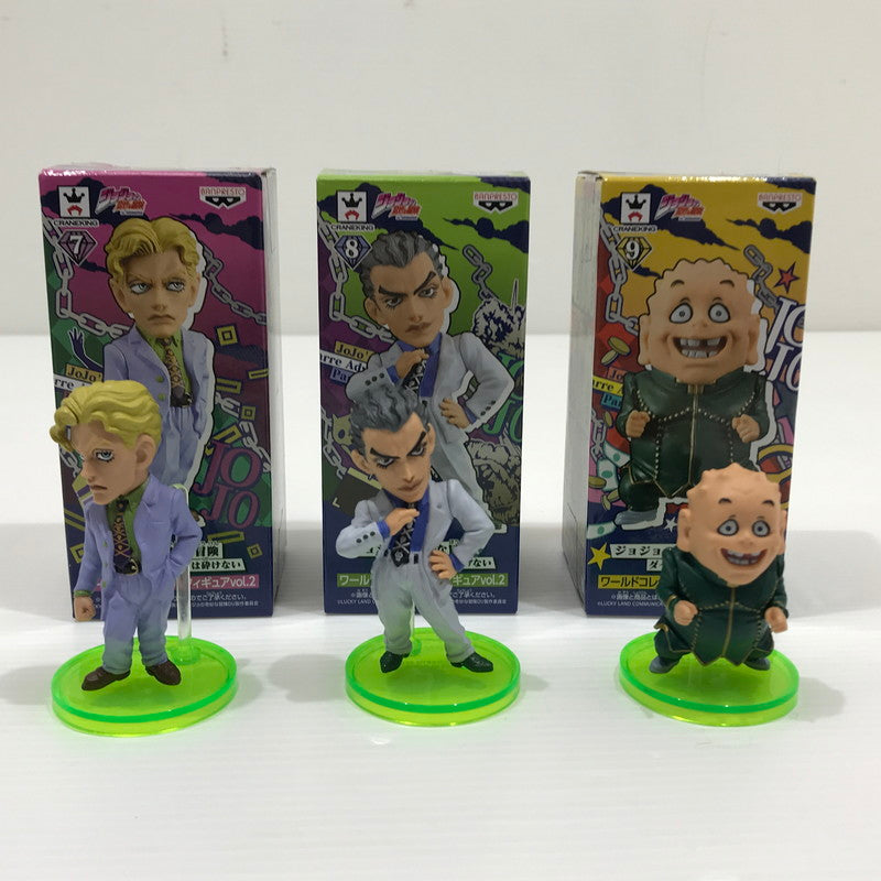 【中古品】 ジョジョの奇妙な冒険 ダイヤモンドは砕けない ワールドコレクタブルフィギュア vol.1・vol.2 12体セット プライズ品 開封済み 箱イタミあり 051-260716-ti-05-tag 万代Net店