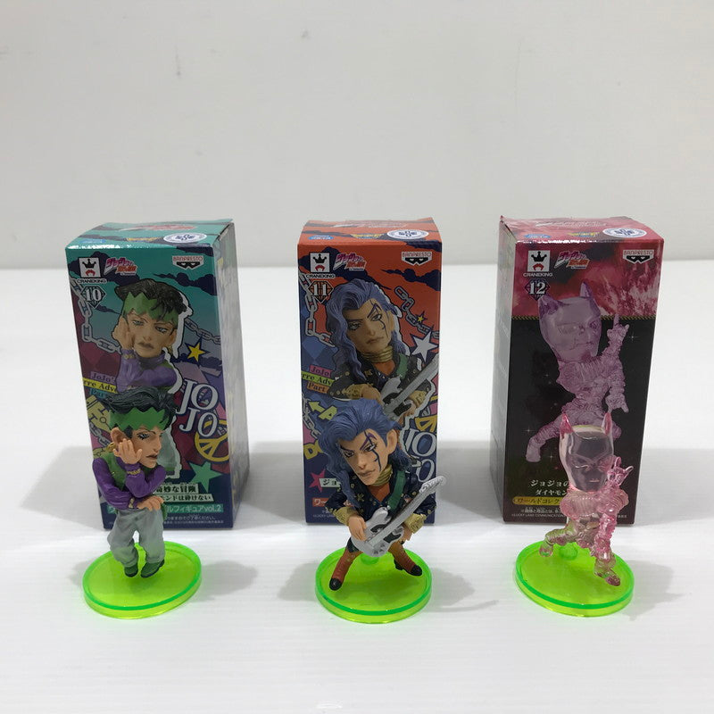 【中古品】 ジョジョの奇妙な冒険 ダイヤモンドは砕けない ワールドコレクタブルフィギュア vol.1・vol.2 12体セット プライズ品 開封済み 箱イタミあり 051-260716-ti-05-tag 万代Net店