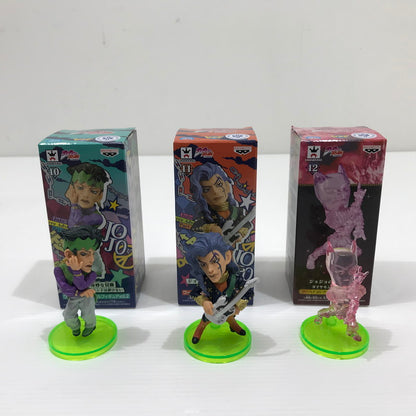 【中古品】 ジョジョの奇妙な冒険 ダイヤモンドは砕けない ワールドコレクタブルフィギュア vol.1・vol.2 12体セット プライズ品 開封済み 箱イタミあり 051-260716-ti-05-tag 万代Net店