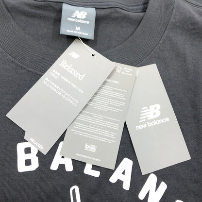 【中古美品】【メンズ】 NEW BALANCE ニューバランス 大谷翔平 MEMORIES SHORT SLEEVE T SHIRT MT51727 半袖Tシャツ トップス 148-261022-hn-01-fur サイズ：M(日本サイズ L) カラー：チャコール系 万代Net店