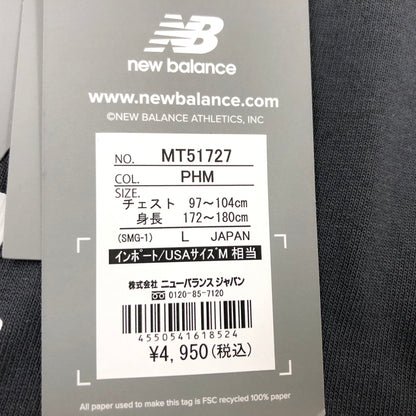 【中古美品】【メンズ】 NEW BALANCE ニューバランス 大谷翔平 MEMORIES SHORT SLEEVE T SHIRT MT51727 半袖Tシャツ トップス 148-261022-hn-01-fur サイズ：M(日本サイズ L) カラー：チャコール系 万代Net店