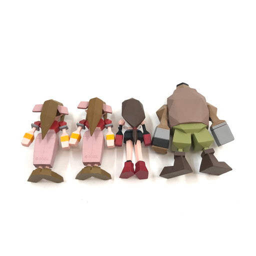 【中古品】 SQUARE ENIX「FINAL FANTASY Ⅶ REMAKE」発売記念くじ A/B/G賞 クラウド/エアリス/ミニフィギュア 計6体セット 052-260720-ma-03-fur 万代Net店