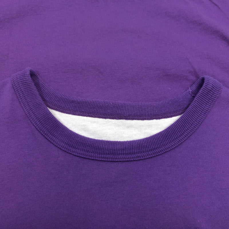 【中古品】【メンズ】 CHAMPION チャンピオン REVERSIBLE SS TEE ランタグ復刻 リバーシブル 半袖Tシャツ トップス 148-261022-hn-02-fur サイズ：L カラー：パープル/ホワイト 万代Net店