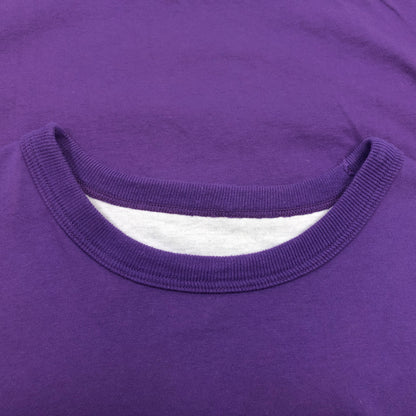 【中古品】【メンズ】 CHAMPION チャンピオン REVERSIBLE SS TEE ランタグ復刻 リバーシブル 半袖Tシャツ トップス 148-261022-hn-02-fur サイズ：L カラー：パープル/ホワイト 万代Net店