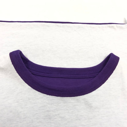 【中古品】【メンズ】 CHAMPION チャンピオン REVERSIBLE SS TEE ランタグ復刻 リバーシブル 半袖Tシャツ トップス 148-261022-hn-02-fur サイズ：L カラー：パープル/ホワイト 万代Net店
