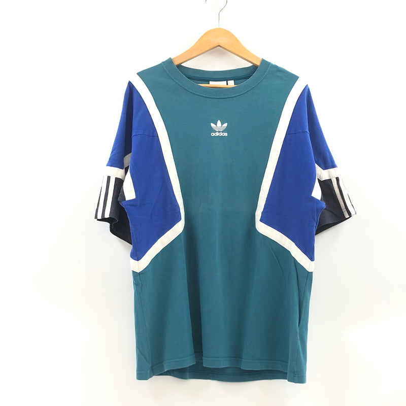 【中古品】【メンズ】 ADIDAS アディダス SS DESIGN TOP CE4842 半袖Tシャツ トップス 148-261022-hn-03-fur サイズ：XO(2XL相当) カラー：マルチカラー 万代Net店