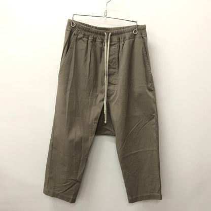 【中古品】【メンズ】  RICK OWENS RU21S6381-TE 21SS PHLEGETHON DRAWSTRING CROPPED PANT リックオウエンス ドローストリングクロップドパンツ 152-240704-si-4-tei サイズ：48 カラー：グレー 万代Net店