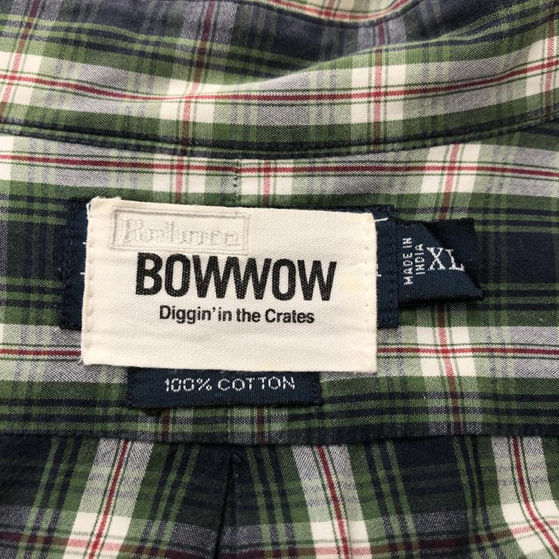 【中古品】【メンズ】 BOWWOW バウワウ 再構築シャツ 長袖シャツ トップス 140-240209-ma-5-tei サイズ：XL カラー：マルチ 万代Net店