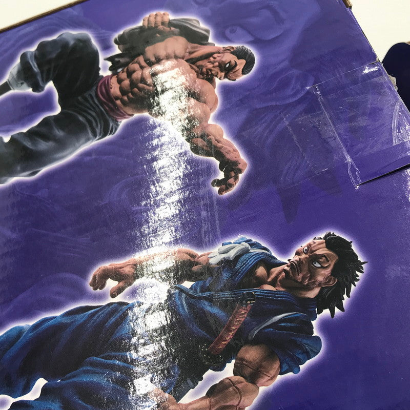 【中古品】 一番くじ 刃牙～巨大なる鼓動～ A賞 宮本武蔵 MASTERLISEッッ！ ラストワン賞 烈海王 MASTERLISEッッ！ 2体セット 開封済み 箱イタミあり 052-261015-ti-03-tag 万代Net店