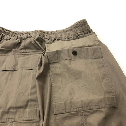 【中古品】【メンズ】  RICK OWENS RU21S6381-TE 21SS PHLEGETHON DRAWSTRING CROPPED PANT リックオウエンス ドローストリングクロップドパンツ 152-240704-si-4-tei サイズ：48 カラー：グレー 万代Net店