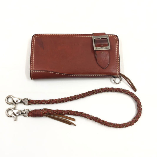 【中古品】【メンズ】 RED WING レッドウィング レザー 長財布 財布 ウォレット 200-251203-hn-02-fur カラー：ブラウン系 万代Net店
