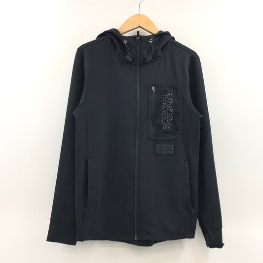 【中古品】【メンズ】 UNDER ARMOUR アンダーアーマー SPRING KNIT FULL ZIP HOODIE 1384811 スプリングニット フルジップ フーディー パーカー ジャケット アウター 148-261022-hn-04-fur サイズ：M カラー：ブラック 万代Net店