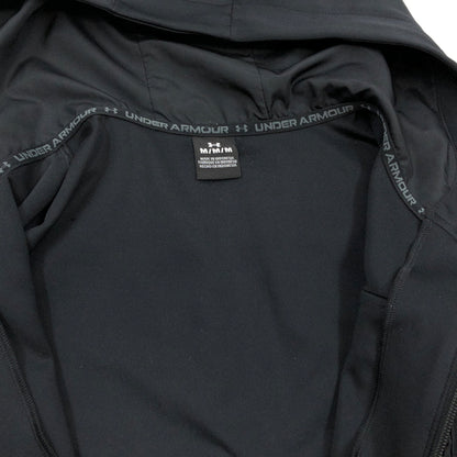 【中古品】【メンズ】 UNDER ARMOUR アンダーアーマー SPRING KNIT FULL ZIP HOODIE 1384811 スプリングニット フルジップ フーディー パーカー ジャケット アウター 148-261022-hn-04-fur サイズ：M カラー：ブラック 万代Net店