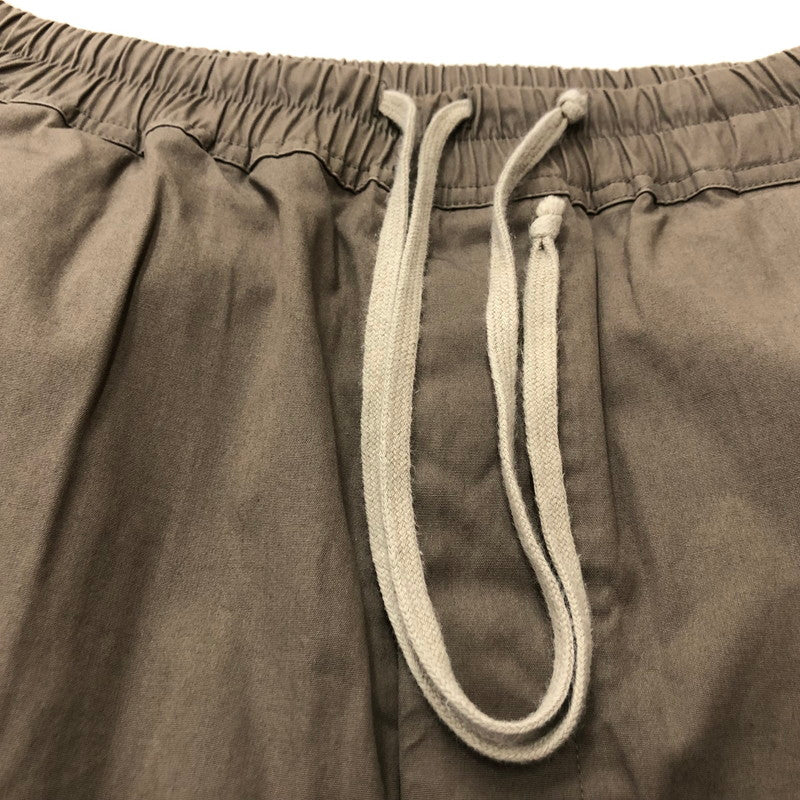 【中古品】【メンズ】  RICK OWENS RU21S6381-TE 21SS PHLEGETHON DRAWSTRING CROPPED PANT リックオウエンス ドローストリングクロップドパンツ 152-240704-si-4-tei サイズ：48 カラー：グレー 万代Net店