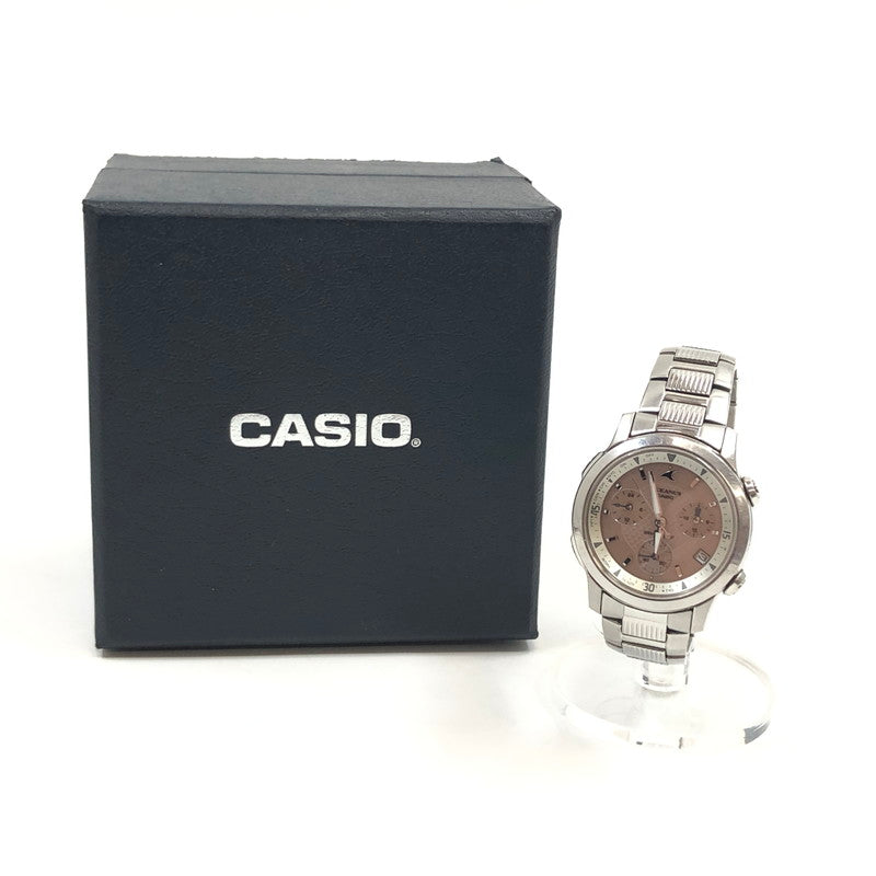 【中古品】【レディース】 CASIO カシオ OCEANUS OCW-10 オシアナス 電波ソーラー アナログ 腕時計 197-251203-hn-03-fur カラー：シルバー/ピンク 万代Net店