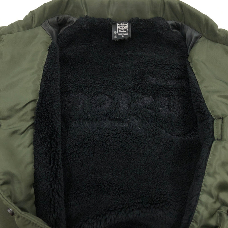 【中古品】【メンズ】 MADHARDEE マッドハーディー BOA LINER COACH JACKET ボアライナー コーチジャケット アウター 142-261022-hn-05-fur サイズ：S カラー：オリーブ系 万代Net店