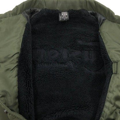 【中古品】【メンズ】 MADHARDEE マッドハーディー BOA LINER COACH JACKET ボアライナー コーチジャケット アウター 142-261022-hn-05-fur サイズ：S カラー：オリーブ系 万代Net店
