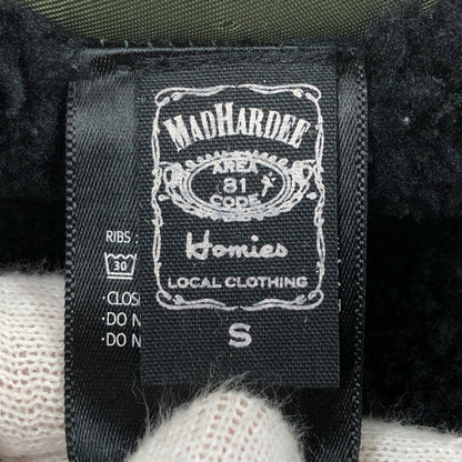 【中古品】【メンズ】 MADHARDEE マッドハーディー BOA LINER COACH JACKET ボアライナー コーチジャケット アウター 142-261022-hn-05-fur サイズ：S カラー：オリーブ系 万代Net店