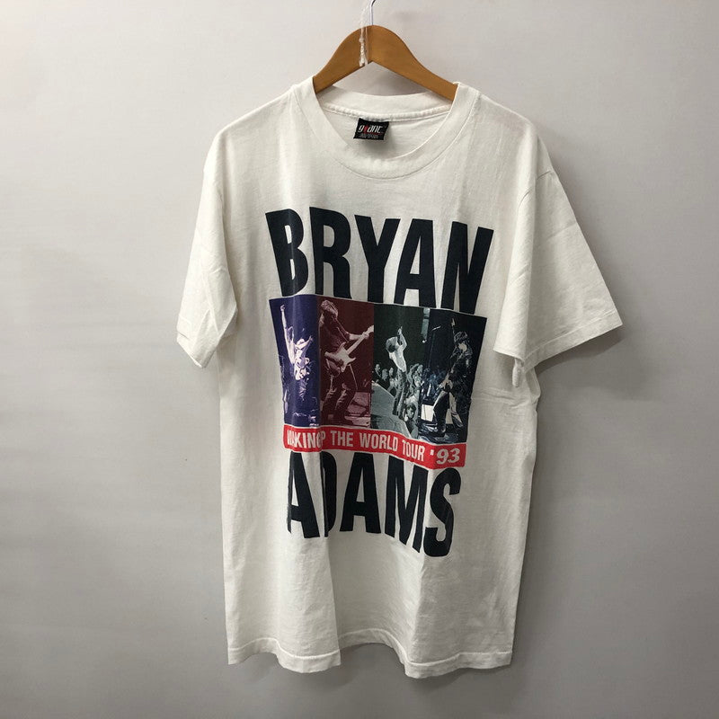 【現状渡し品】【メンズ】 92`S BRYANT ADAMS VINTAGE T-SHIRT ブライアンアダムス Tシャツ 半袖 トップス 145-240429-rk-8-tei サイズ：XL カラー：ホワイト 万代Net店