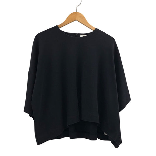 【中古品】【レディース】 ENFOLD エンフォルド 300BA283-0150 アシンメトリートップス 半袖 トップス 170-251203-hn-06-fur サイズ：38 カラー：ブラック 万代Net店