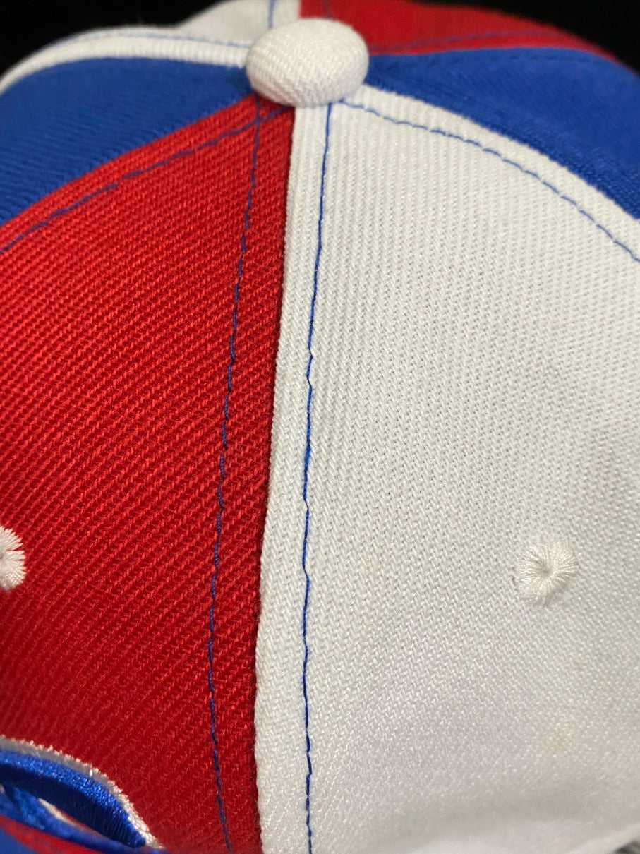 【中古品】【メンズ/レディース】 ACUSA アクサ 6PANEL CAP 6パネル キャップ 帽子 185-251023-jt-01-min カラー：ブルー/レッド/ホワイト 万代Net店