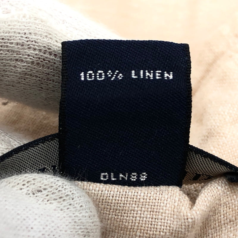 【現状渡し品】【メンズ】 LANDS'END ランズエンド 半袖シャツ カジュアルシャツ トップス 147-251204-hn-01-fur サイズ：L カラー：ベージュ系 万代Net店