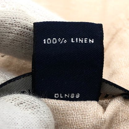 【現状渡し品】【メンズ】 LANDS'END ランズエンド 半袖シャツ カジュアルシャツ トップス 147-251204-hn-01-fur サイズ：L カラー：ベージュ系 万代Net店