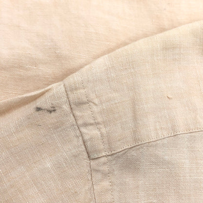 【現状渡し品】【メンズ】 LANDS'END ランズエンド 半袖シャツ カジュアルシャツ トップス 147-251204-hn-01-fur サイズ：L カラー：ベージュ系 万代Net店