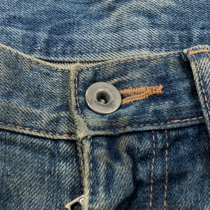 【ジャンク品】【メンズ】 ISAMUKATAYAMA BACKLASH イサムカタヤマ バックラッシュ DAMAGE DENIM PANTS 1133-02 ダメージデニムパンツ ボトムス 151-260729-hn-02-fur サイズ：S カラー：インディゴ 万代Net店