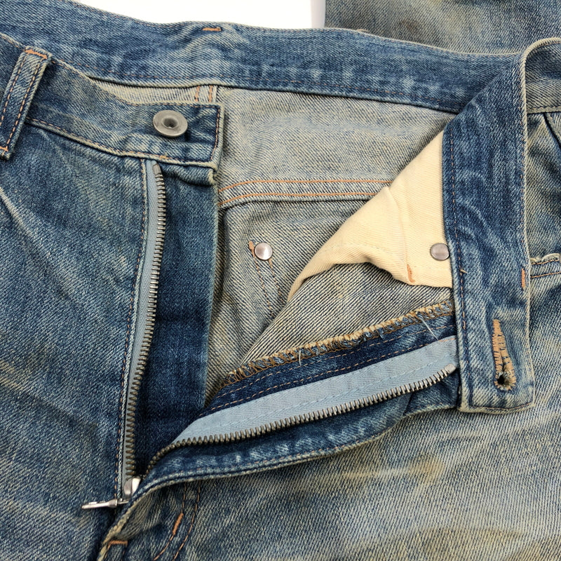 【ジャンク品】【メンズ】 ISAMUKATAYAMA BACKLASH イサムカタヤマ バックラッシュ DAMAGE DENIM PANTS 1133-02 ダメージデニムパンツ ボトムス 151-260729-hn-02-fur サイズ：S カラー：インディゴ 万代Net店