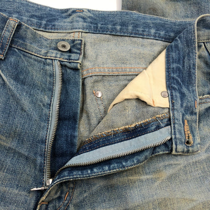 【ジャンク品】【メンズ】 ISAMUKATAYAMA BACKLASH イサムカタヤマ バックラッシュ DAMAGE DENIM PANTS 1133-02 ダメージデニムパンツ ボトムス 151-260729-hn-02-fur サイズ：S カラー：インディゴ 万代Net店