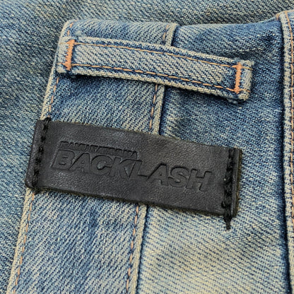 【ジャンク品】【メンズ】 ISAMUKATAYAMA BACKLASH イサムカタヤマ バックラッシュ DAMAGE DENIM PANTS 1133-02 ダメージデニムパンツ ボトムス 151-260729-hn-02-fur サイズ：S カラー：インディゴ 万代Net店