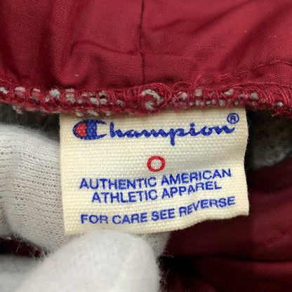【現状渡し品】【メンズ】 Champion チャンピオン NYC 56 Manchester NYLON HOODIE 90S復刻 ナイロンフーディー パーカー トップス 157-260216-hn-03-fur サイズ：O(XL相当) カラー：レッド/グレー系 万代Net店