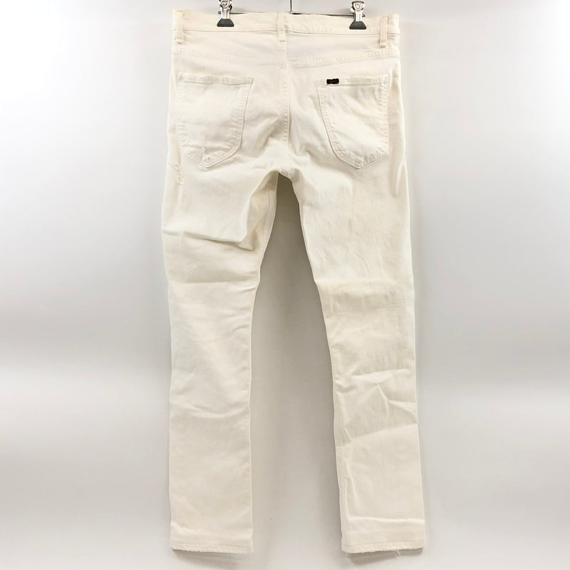 【中古品】【メンズ】 AKM エーケーエム × LEE リー DISTRESSED SKINNY DENIM E054-2704 ディストレスド スキニーデニム デニムパンツ ボトムス 151-260729-hn-03-fur サイズ：XL カラー：ホワイト 万代Net店