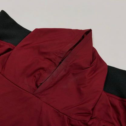 【現状渡し品】【メンズ】 Champion チャンピオン NYC 56 Manchester NYLON HOODIE 90S復刻 ナイロンフーディー パーカー トップス 157-260216-hn-03-fur サイズ：O(XL相当) カラー：レッド/グレー系 万代Net店