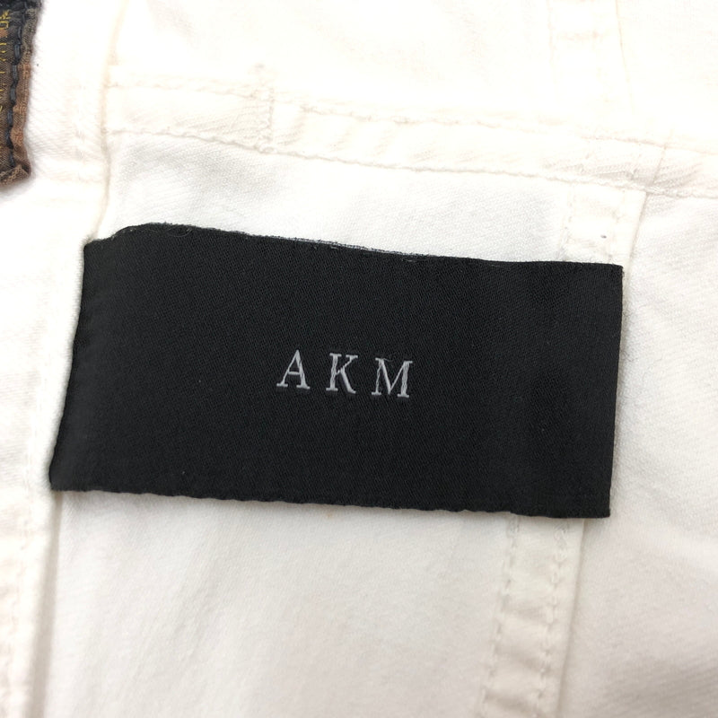 【中古品】【メンズ】 AKM エーケーエム × LEE リー DISTRESSED SKINNY DENIM E054-2704 ディストレスド スキニーデニム デニムパンツ ボトムス 151-260729-hn-03-fur サイズ：XL カラー：ホワイト 万代Net店
