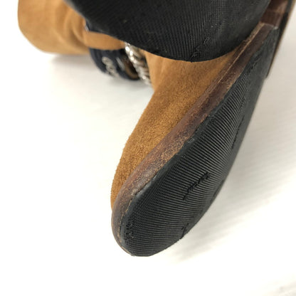 【中古品】【メンズ】 AMIRI BANDANA BUCKLE BOOT バンダナ バックル ブーツ スウェード ショート 164-240321-tk-1-tei サイズ：40 1/2 カラー：ブラウン 万代Net店