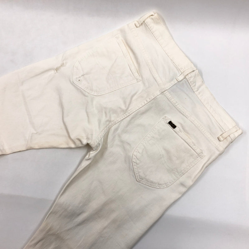 【中古品】【メンズ】 AKM エーケーエム × LEE リー DISTRESSED SKINNY DENIM E054-2704 ディストレスド スキニーデニム デニムパンツ ボトムス 151-260729-hn-03-fur サイズ：XL カラー：ホワイト 万代Net店