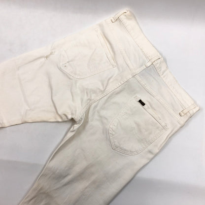 【中古品】【メンズ】 AKM エーケーエム × LEE リー DISTRESSED SKINNY DENIM E054-2704 ディストレスド スキニーデニム デニムパンツ ボトムス 151-260729-hn-03-fur サイズ：XL カラー：ホワイト 万代Net店