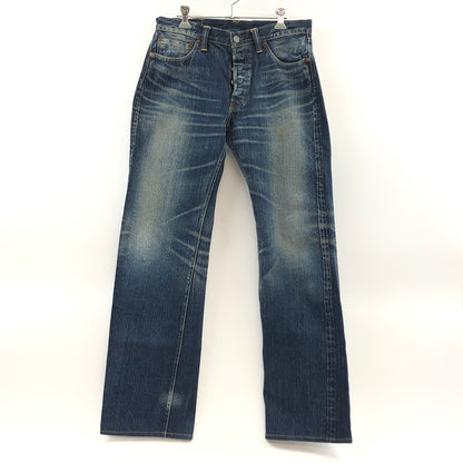 【中古品】【メンズ】 THE FLAT HEAD ザフラットヘッド BUTTON FLY DENIM PANTS 3005SPC ボタンフライ デニムパンツ ボトムス 156-260729-hn-04-fur サイズ：32×34 カラー：インディゴ 万代Net店