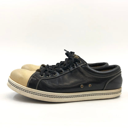【ジャンク品】【メンズ】 glamb グラム ローカットスニーカー シューズ 靴 163-260216-hn-05-fur サイズ：表記なし カラー：ブラック/ホワイト 万代Net店