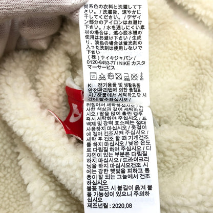 【現状渡し品】【メンズ】 NIKE ナイキ SWOOSH FULL ZIP JACKET BQ6546-070 スウッシュ フルジップ ジャケット フリース リバーシブル アウター 148-260729-hn-06-fur サイズ：XXL カラー：アイボリー系 万代Net店